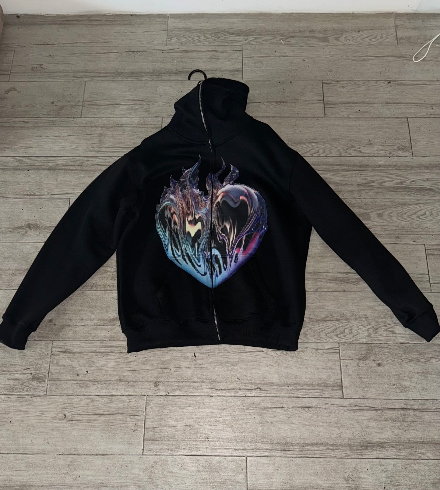 Dark Heart On Fire Full Zip-Up